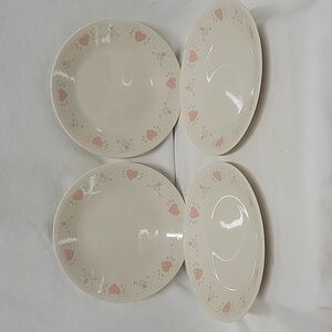 Corelle Forever Yours Bread/Butter Plates, Set of 4